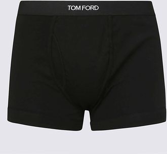 Tom Ford Black Cotton Tw-pack Briefs