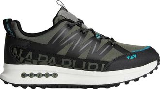 Napapijri Groene Urban Sneakers met 3D Logo - Heren - Sneakers - Groen - 45 EU - Leer - Schoenen