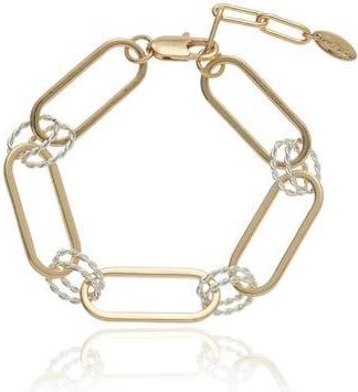 Ettika Mixed Link Chain Bracelet in Mixed Metal at Nordstrom Rack