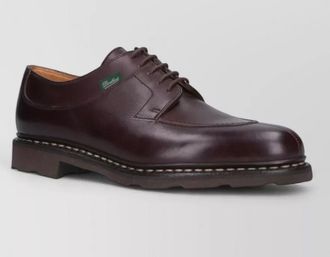 Paraboot leather lace up brogues round toe