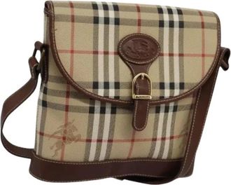 Burberry Pre-owned Cross Body Bags, female, Beige, Size: ONE SIZE Pre-owned Shoulder Bag