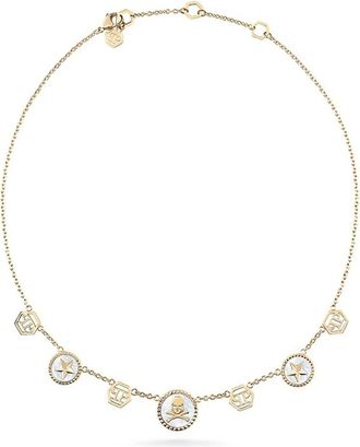 Philipp Plein Pj2Ea10Nu Ketting - Dames - Accessoires - Geel - Maat: ONE Size