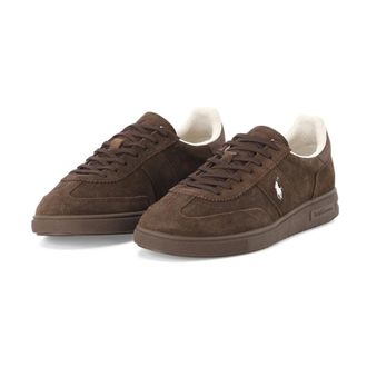 Polo Ralph Lauren Schoenen, Heren, Bruin, 45 1/2 EU, Leer, Masters Court Sneaker