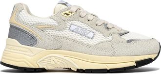 Autry White Hyperway Suede Nylon Sneakers