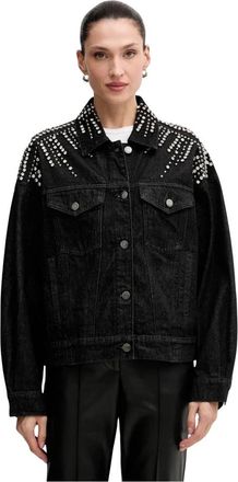 Gestuz Denim Jacket - Dames - Spijkerjassen - Zwart - M - Denim - Jassen