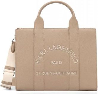 Karl Lagerfeld Tassen, Dames, Beige, ONE Size, Handbags
