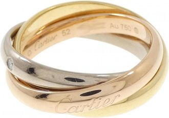 Cartier Yellow Gold (18K) Pink Gold (18K) White Gold (18K) Band Ring (Pre-Owned)