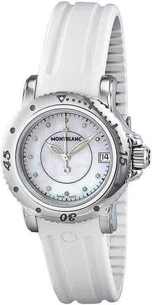 Montblanc Sport Quartz Diamond White Mother of Pearl Dial Ladies Watch 103893