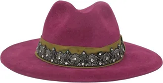 Etro Crystal-Embellished Fedora Hat (Authentic Pre-Loved)