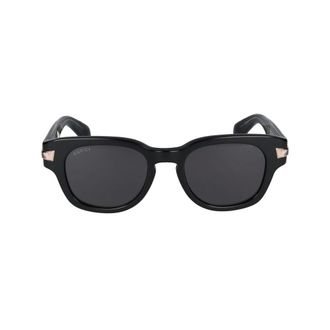 Gucci Zonnebrillen - Heren - Zonnebrillen - Zwart - 51 MM - Accessoires