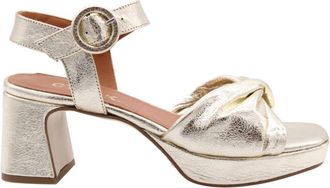 Catwalk Ambika Hoge Hak Sandalen - Dames - Sandalen met hakken - Geel - 37 EU - Schoenen