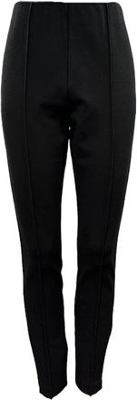 Copenhagen Hose Copenhagen - Dames - Slim Fit Broeken - Zwart - L - Leer - Broeken