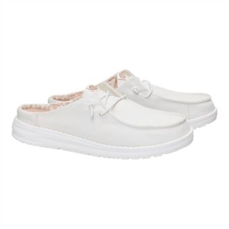 Hey Dude Womens Wendy Slip Classic Shoes In White