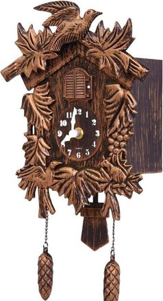OEM Reloj De Cuco Con Alarma Y P&eacute;ndulo, Reloj De Pared De Resina Con Motivo De P&aacute;jaro Para La Decoraci&oacute;n Del Hogar