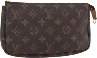 Louis Vuitton Pre-owned Clutches, female, Brown, Size: ONE SIZE Pre-owned Vintage Clutch