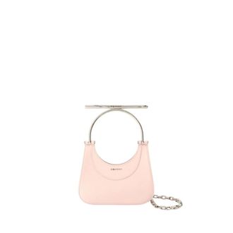 Alexander McQueen Roze Leren Cross Bar Tas - Dames - Handtassen - Roze - ONE Size - Leer - Tassen