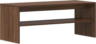 vidaXL Vidaxl - Mueble De Tv Madera Contrachapada Roble Marr&oacute;n 100x40x40 Cm