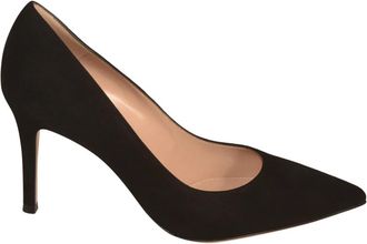 Gianvito Rossi Zwarte hakken schoenen - Dames - Pumps - Zwart - 40 EU - Schoenen