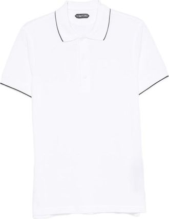 Tom Ford White Shirt Collar Polo