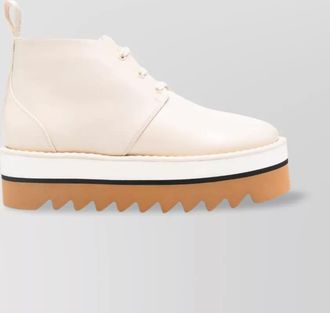 Stella McCartney 50mm flatform sneak-elyse boots