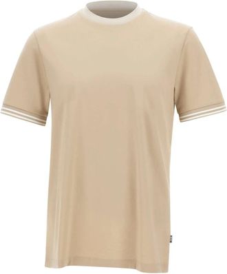 HUGO BOSS H-Tessler T-shirt - Heren - T-shirts - Beige - 3XL - Katoen - Tops
