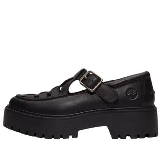 Timberland (WMNS) Timberland Stone Street Platform Black Full-Grain TB0A4188W02