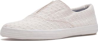 Keds Champion Round Toe Slip-On Womens Shoes Snow White Eyelet : 9.5 B - Medium, Synthetic