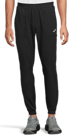 Brooks Momentum Thermal Pant Mens Workout Black : 2XL 30, Polyester