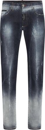 Philipp Plein Denim Broek Super Straight Cut Fit - Heren - Slim Fit Jeans - Blauw - W29 - Denim - Jeans