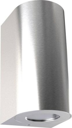 Nordlux Canto Maxi 2 Aplique De Pared Acero Inox Minimalista