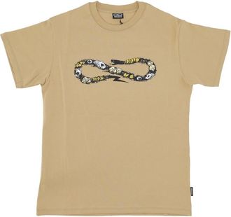 PROPAGANDA Logo Hazard Tee - Streetwear Collectie - Heren - T-shirts - Bruin - XL - Tops