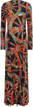 Dolce & Gabbana Multicolor Viscose Long Womens Dress