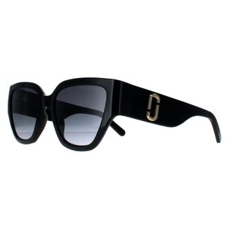 Marc Jacobs Cat Eye Dames Zwart Donkergrijs Gradi&euml;nt MARC 724/S
