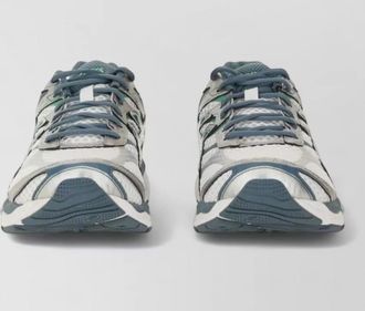 Asics synthetic leather low-top sneakers