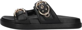 Mexx Toma Sikiel Sandal - Dames - Sandalen - Zwart - 40 EU - Leer - Schoenen