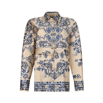 Liu Jo Better Shirt - Dames - Blouses & Shirts - Blauw - Maat: XS Zijde