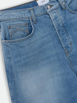 Rhude Wide-Leg Denim Jeans - Blue