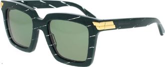 Bottega Veneta Ladies Green Square Sunglasses BV1005S 008