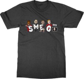 Generic Smeg Head Red Dwarf Characters T-Shirt (Black, XXL)