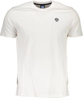 North Sails T-shirt met ronde hals - Heren - T-shirts - Wit - 3XL - Katoen - Tops