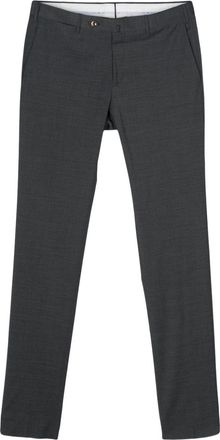 Pantaloni Torino mid-rise tapered trousers - men - Polyester/Elastane/Wool - 52 - Grey
