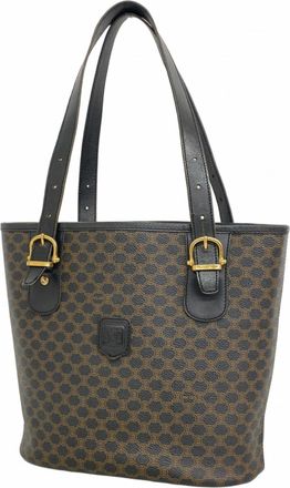 Celine Black Pvc Tote Bag (Pre-Owned)