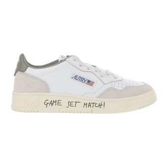 Autry Medalist Lage Leren Sneakers - Heren - Sneakers - Wit - 44 EU - Leer - Schoenen