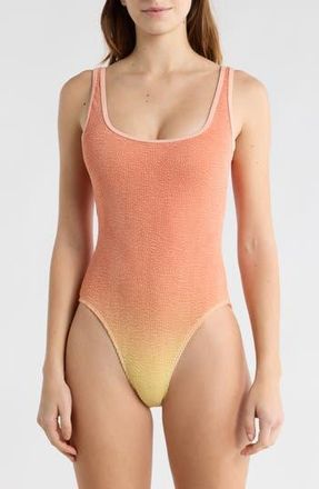 Good American Ombr&eacute; One-Piece Swimsuit in Peach Ring at Nordstrom Rack, Size Xx-Small/x-Small