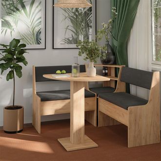 Vicco Mesa De Comedor Roman, Roble Dorado, 60 X 60 Cm, Vicco