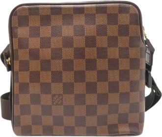 Louis Vuitton Pre-owned Cross Body Bags, male, Brown, Size: ONE SIZE Pre-owned Olaf PM Shoulder Bag