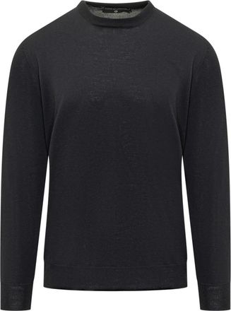 FILIPPO DE LAURENTIIS Round-neck Truien - Heren - Ronde hals truien - Blauw - 2XL - Truien & Vesten