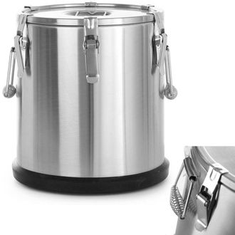 OEM Contenedor T&eacute;rmico De Acero Para Transporte De Alimentos De 25 Litros - Hendi 710210
