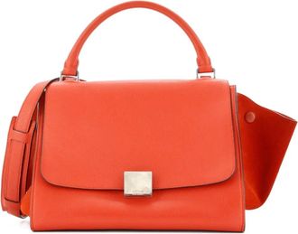 Celine Trapeze Bag Leather Small satchel - Oranje