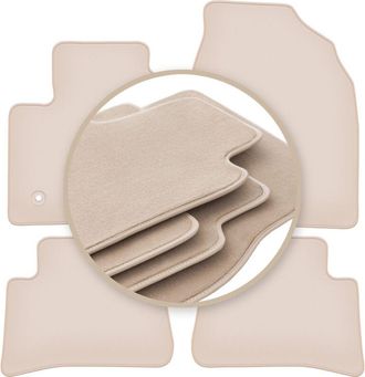 OEM Alfombrillas Premium Beige Para: Toyota C-hr Crossover 2016